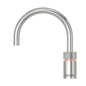 Quooker Nordic Round Single Tap Stainless Steel Stal Nierdzewna - kran kuchenny