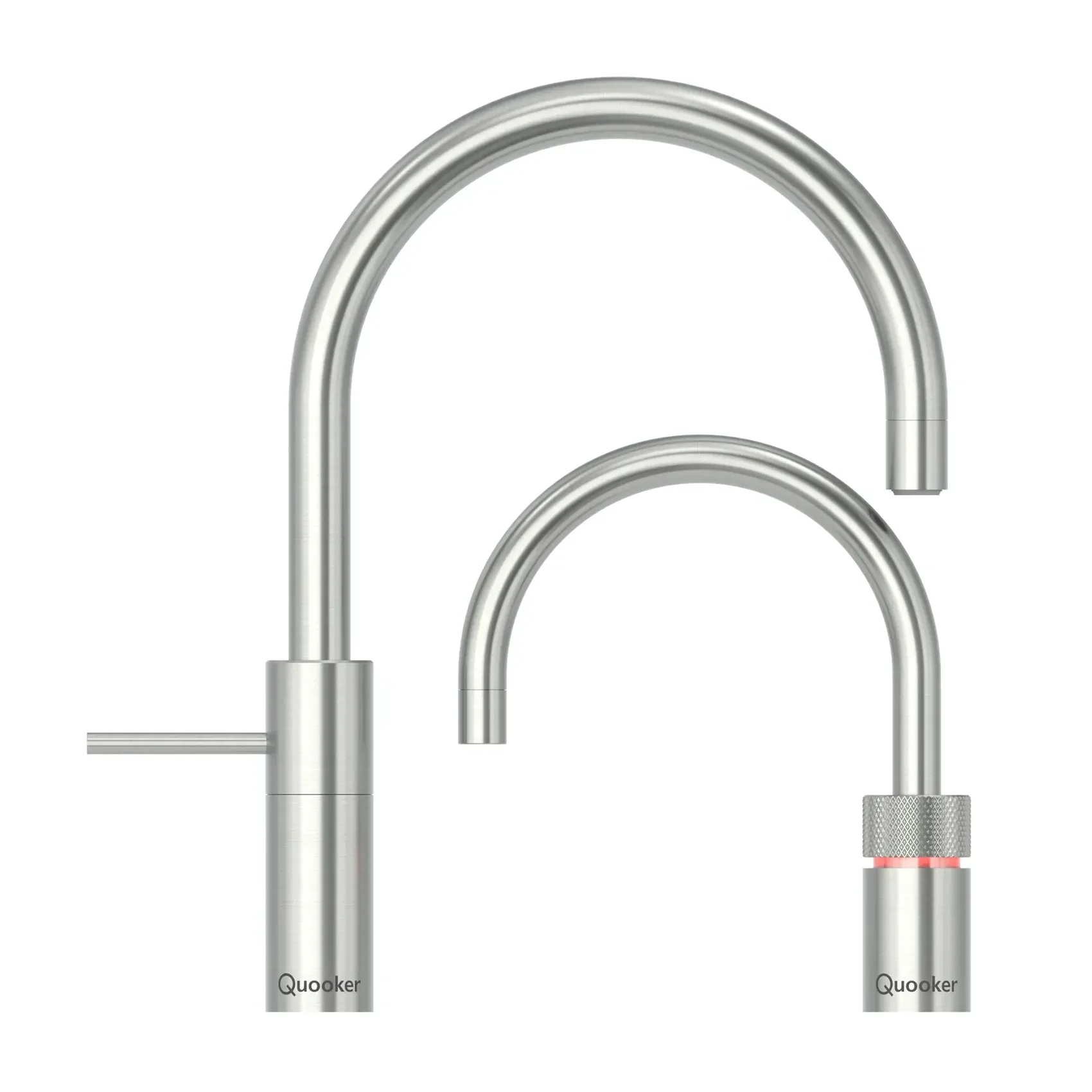 Quooker Nordic Round Twintaps Stainless Steel Stal Nierdzewna - kran kuchenny