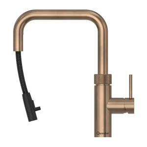 Quooker Flex Square Patinated Brass Mosiądz Patynowany - kran kuchenny
