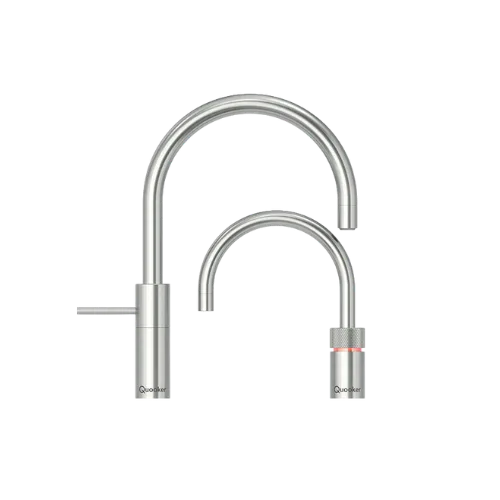 Quooker Nordic Round Twintaps Stainless Steel
