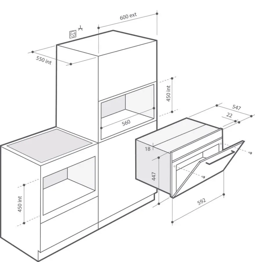 KOMPAKTOWY PYROLITYCZNY PIEKARNIK PAROWY DKR7580X