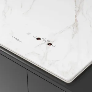 TPBtech NEO CALACATTA SILK - Indukcja 690x590x10 induktor Ø170 / Ø230